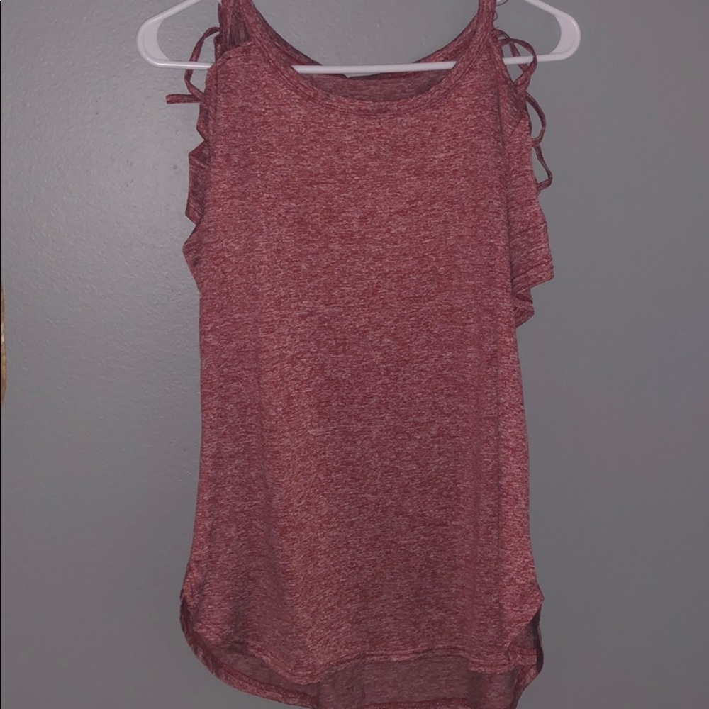 Cut out sleeves top